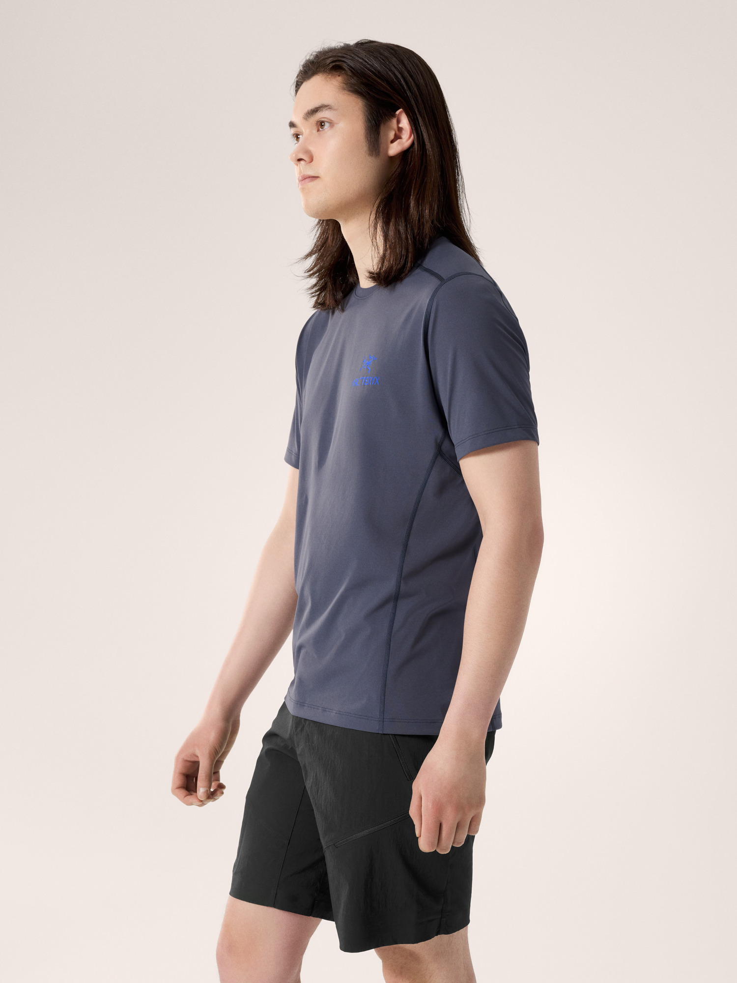 모투스 크루 넥 아크 워드 셔츠 SS 남성 - DK STRATUS HEATHER - 5