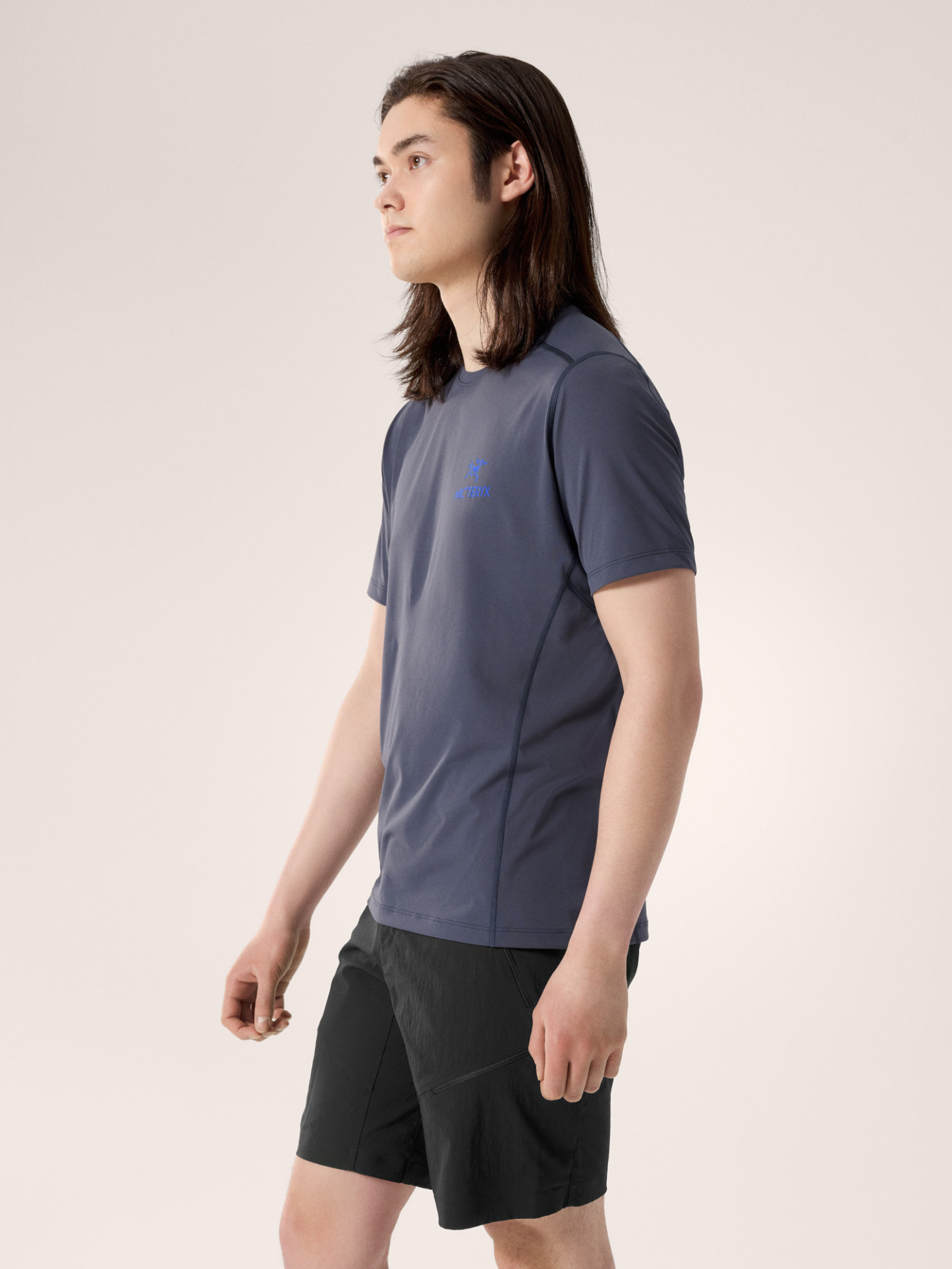 모투스 크루 넥 아크 워드 셔츠 SS 남성 - DK STRATUS HEATHER - 5