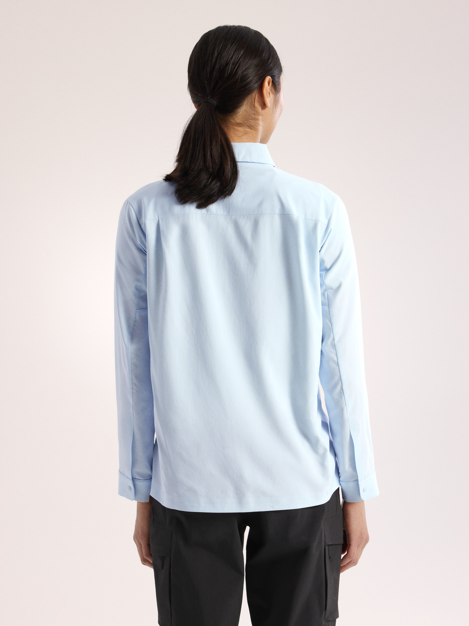 시마 셔츠 LS 여성 - ALPINE BLUE - 4