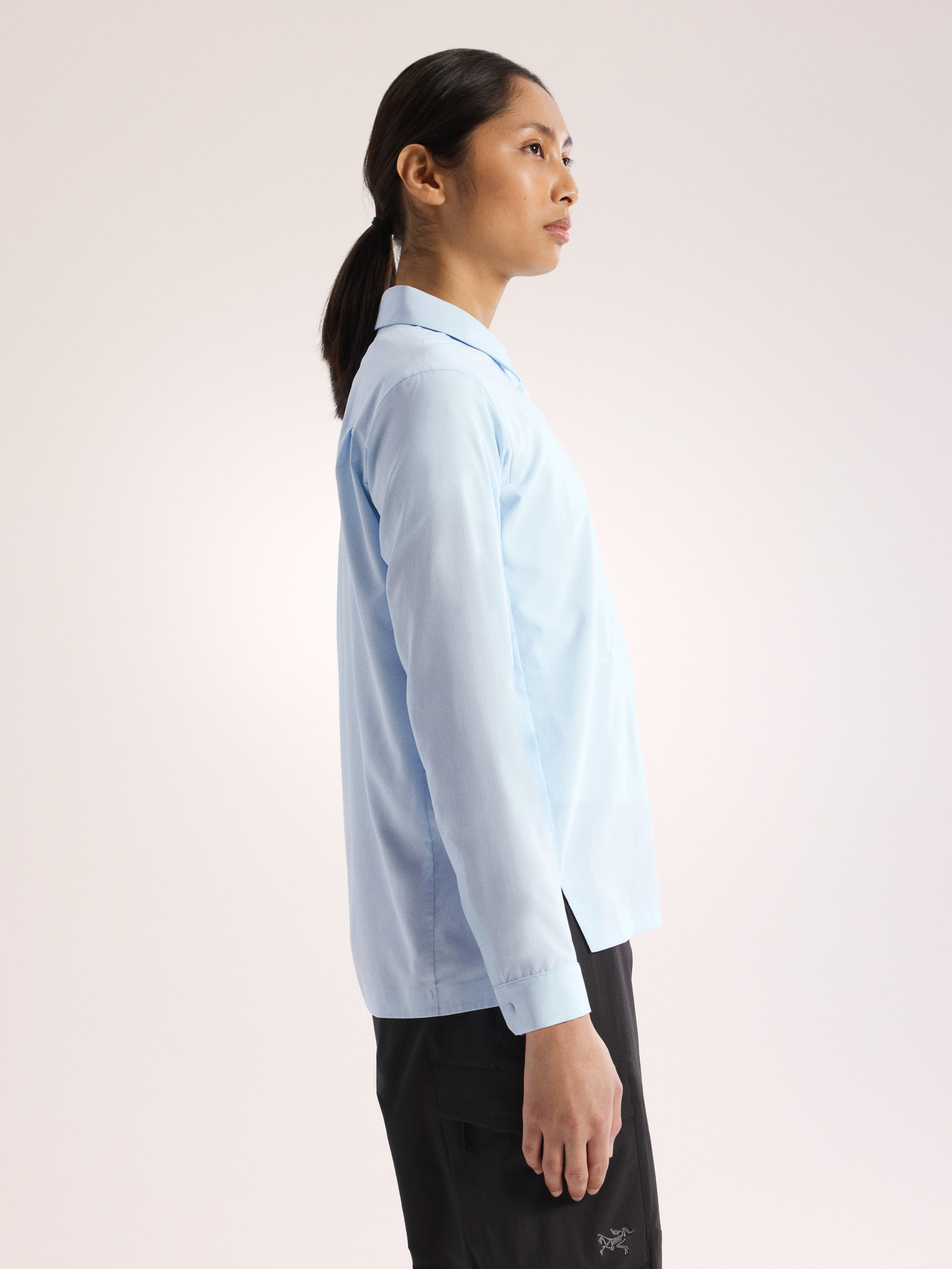 시마 셔츠 LS 여성 - ALPINE BLUE - 5