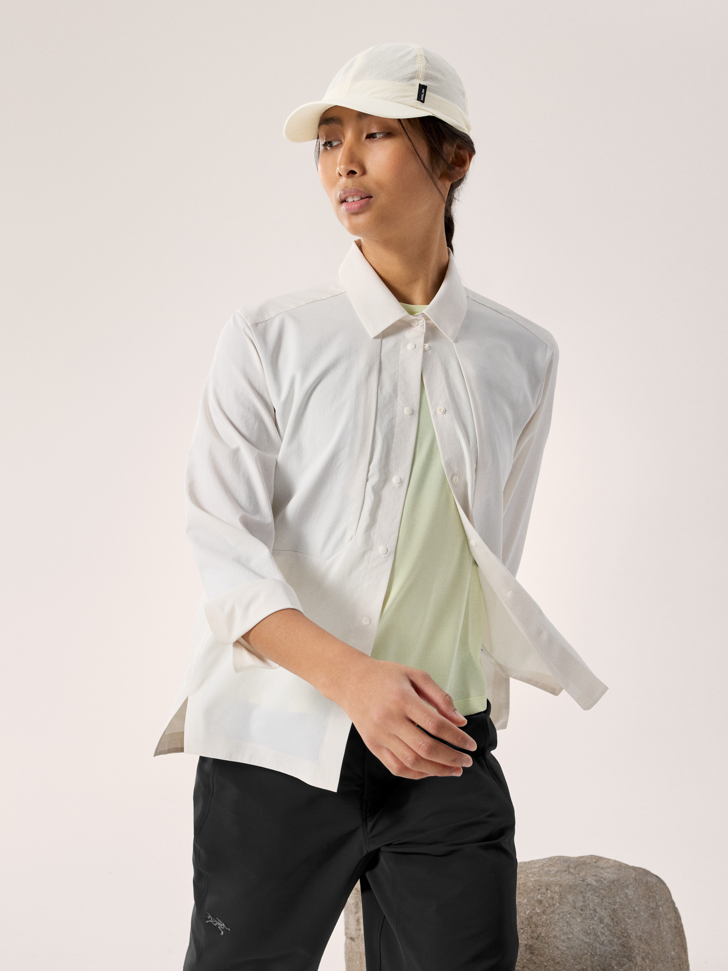 시마 셔츠 LS 여성 - ARCTIC SILK - 2