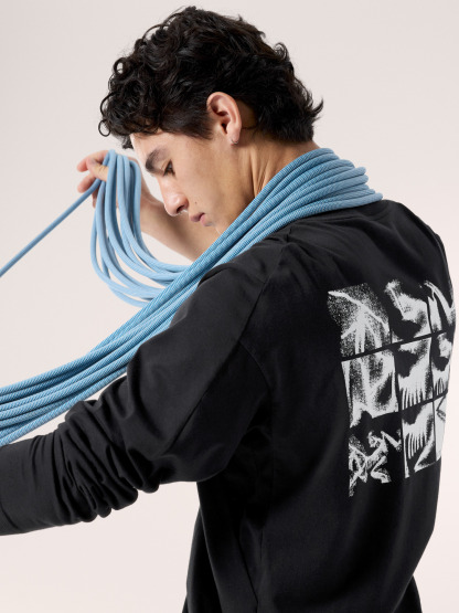 크래그 SL 코튼 버드 타일 셔츠 LS 남성 - BLACK / ARCTIC SILK - 2