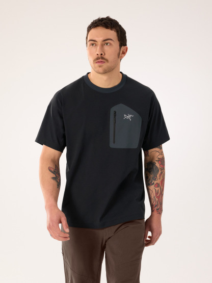 컨실 포켓 셔츠 SS 남성 - BLACK / GREY - 1