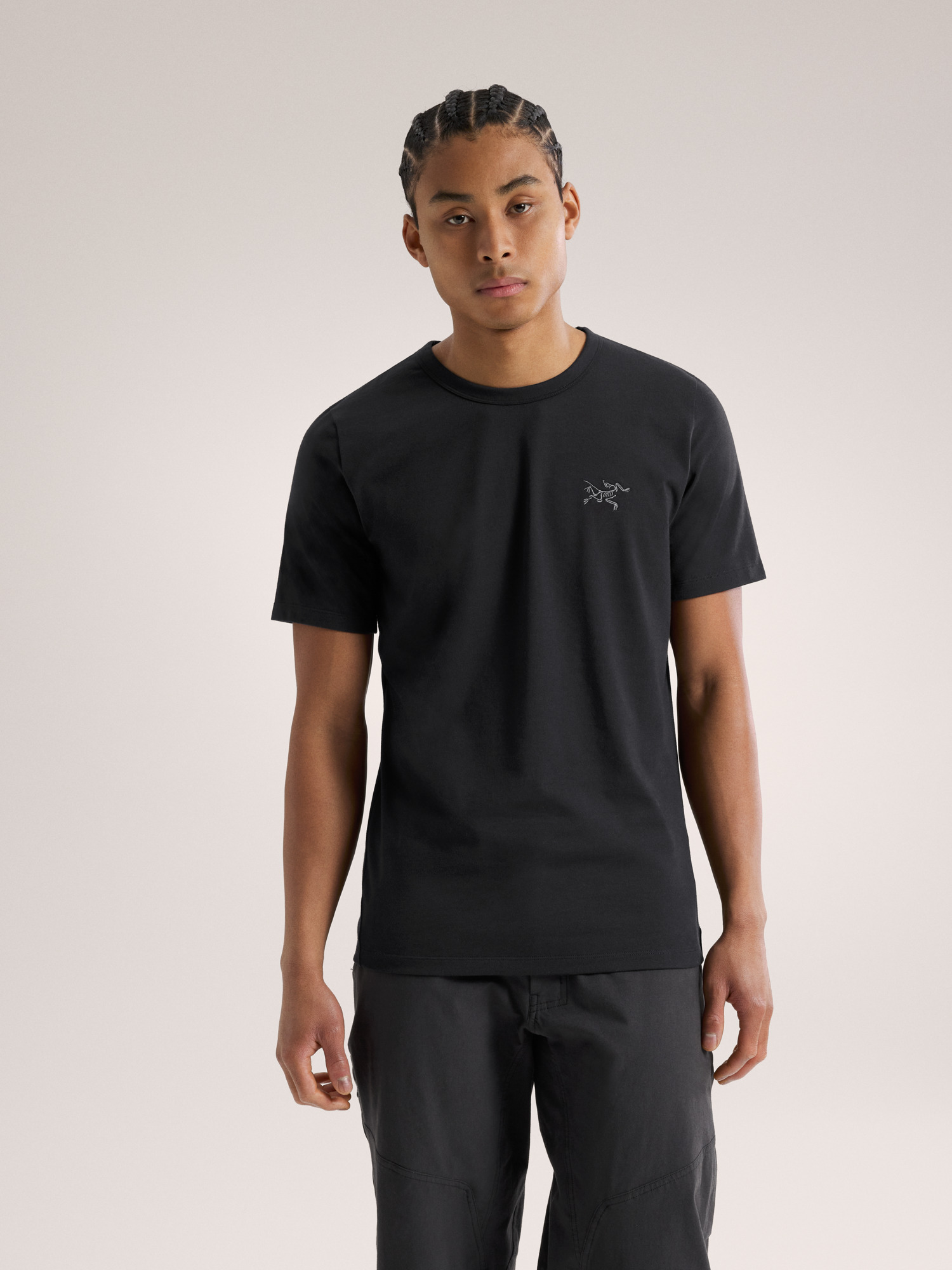캡티브 아크워드 셔츠 SS 남성 - BLACK - 1