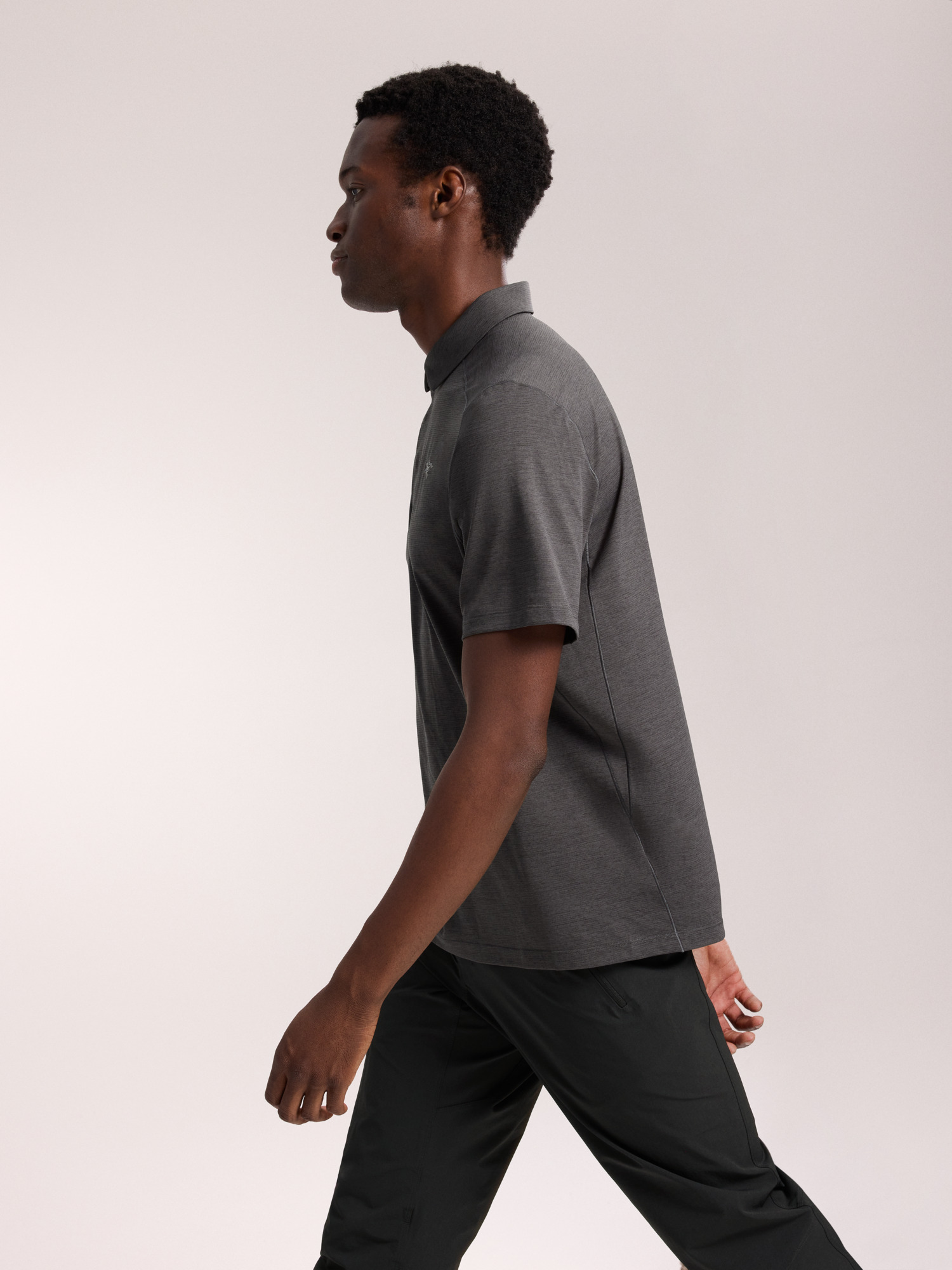 코막 폴로 SS 남성 - BLACK HEATHER - 5