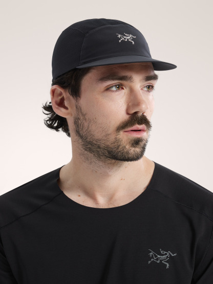 노반 메쉬 5 패널 캡 - BLACK / ARCTIC SILK - 1