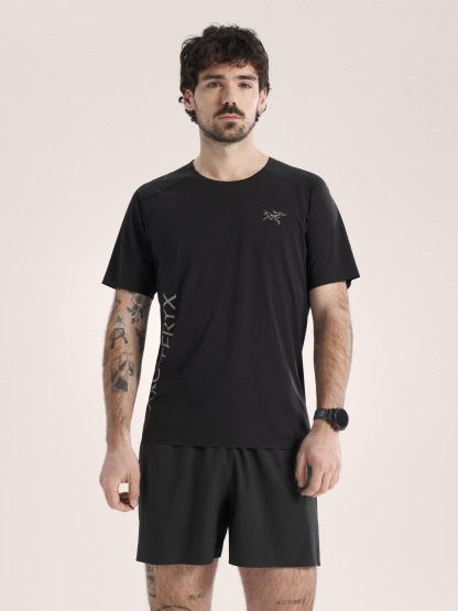 노반 다운워드 로고 셔츠 SS 남성 - BLACK - 1