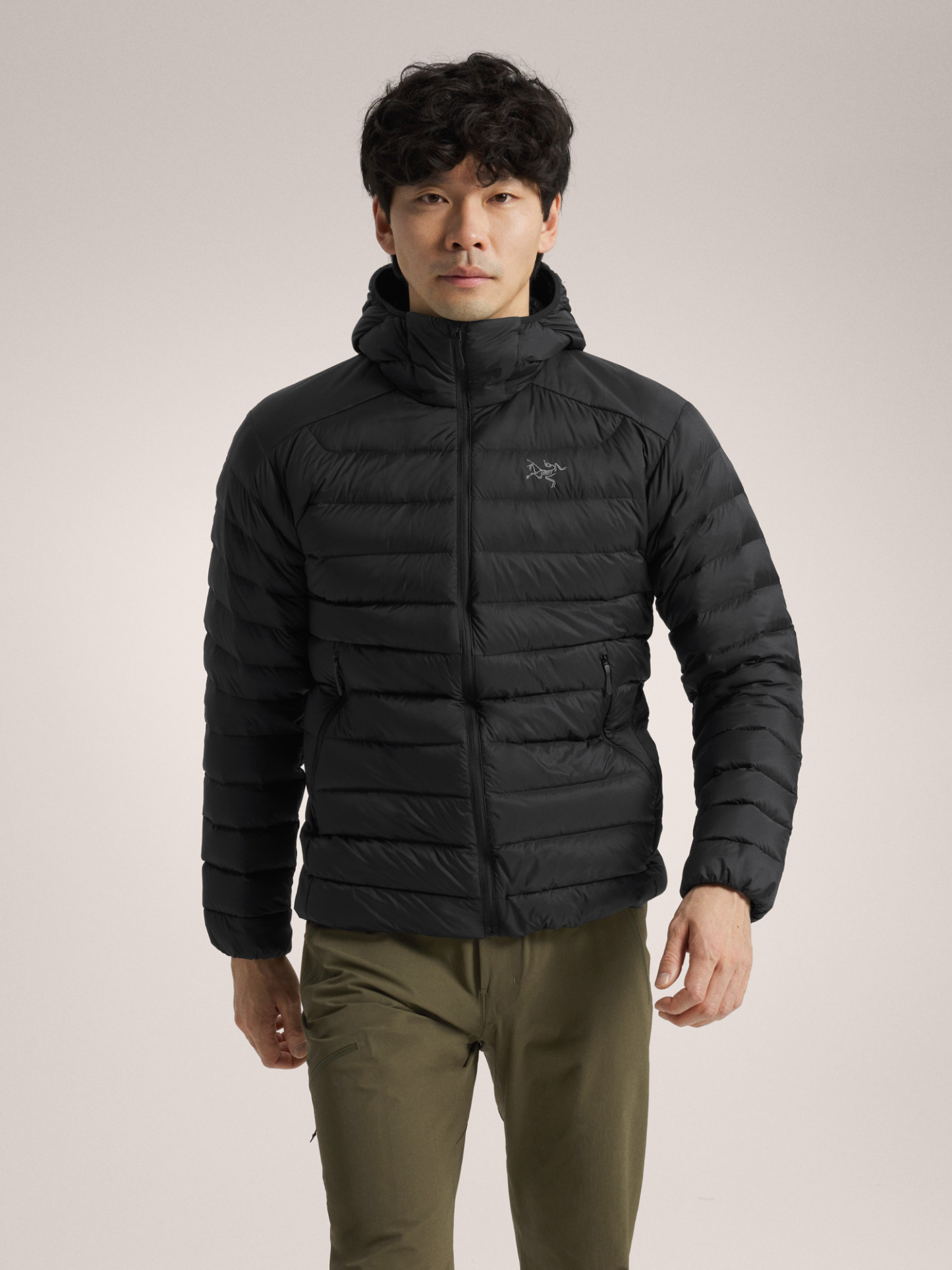 세륨 후디 남성 - BLACK - 1