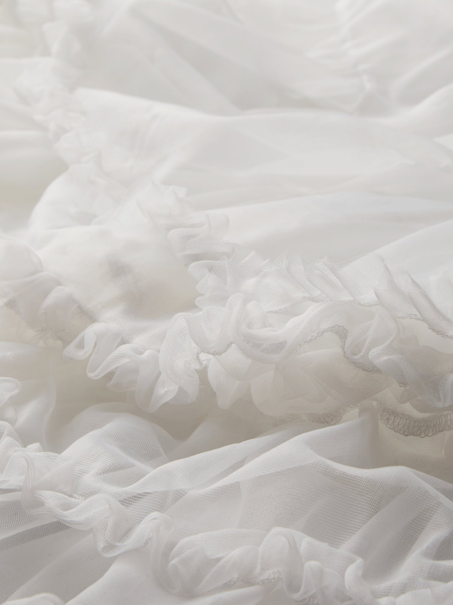 Jane Collection - Multi-Layered Petticoat for Effortless Volume-White - White