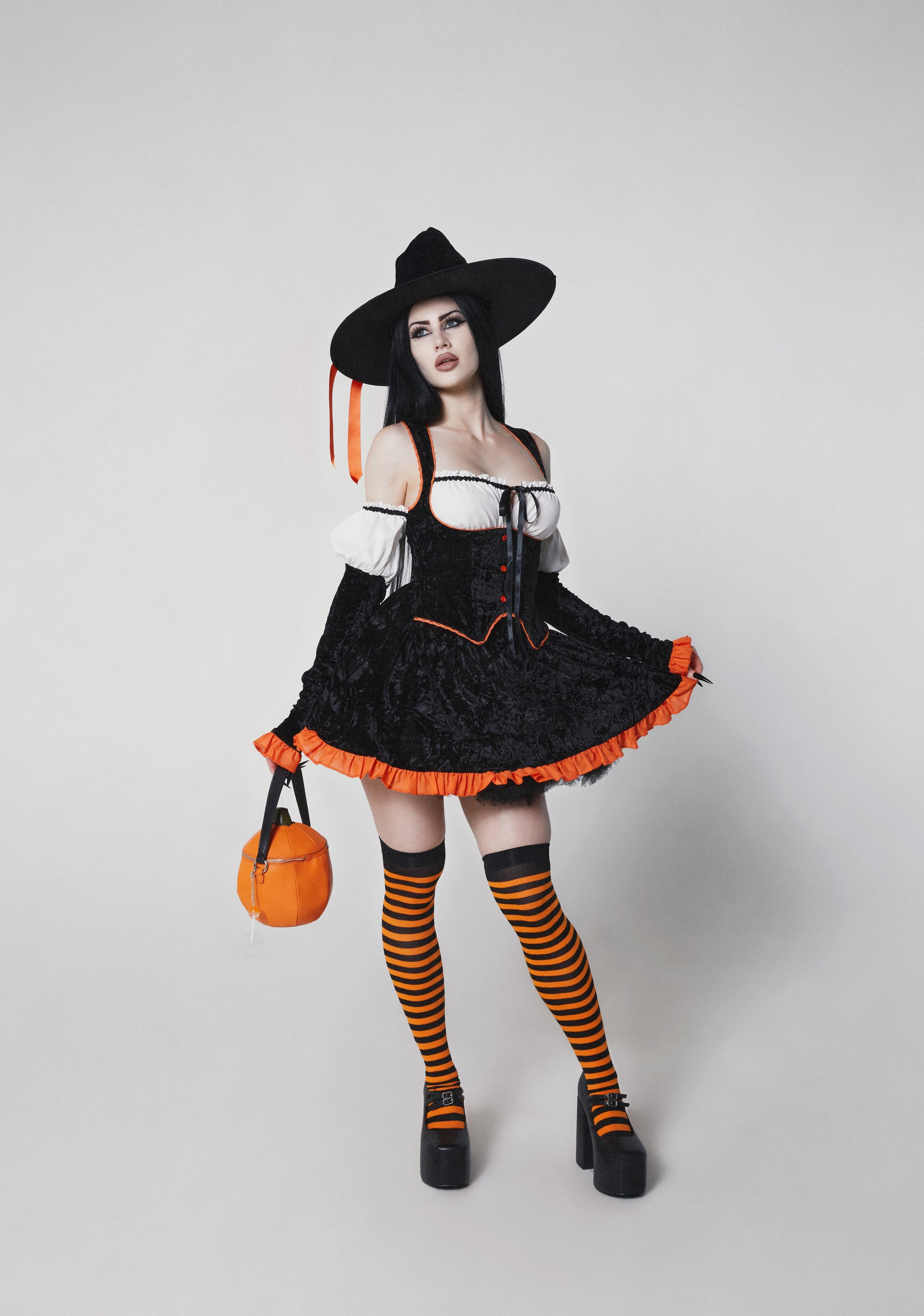 Mystic Spooky Witch Costume - BLACK