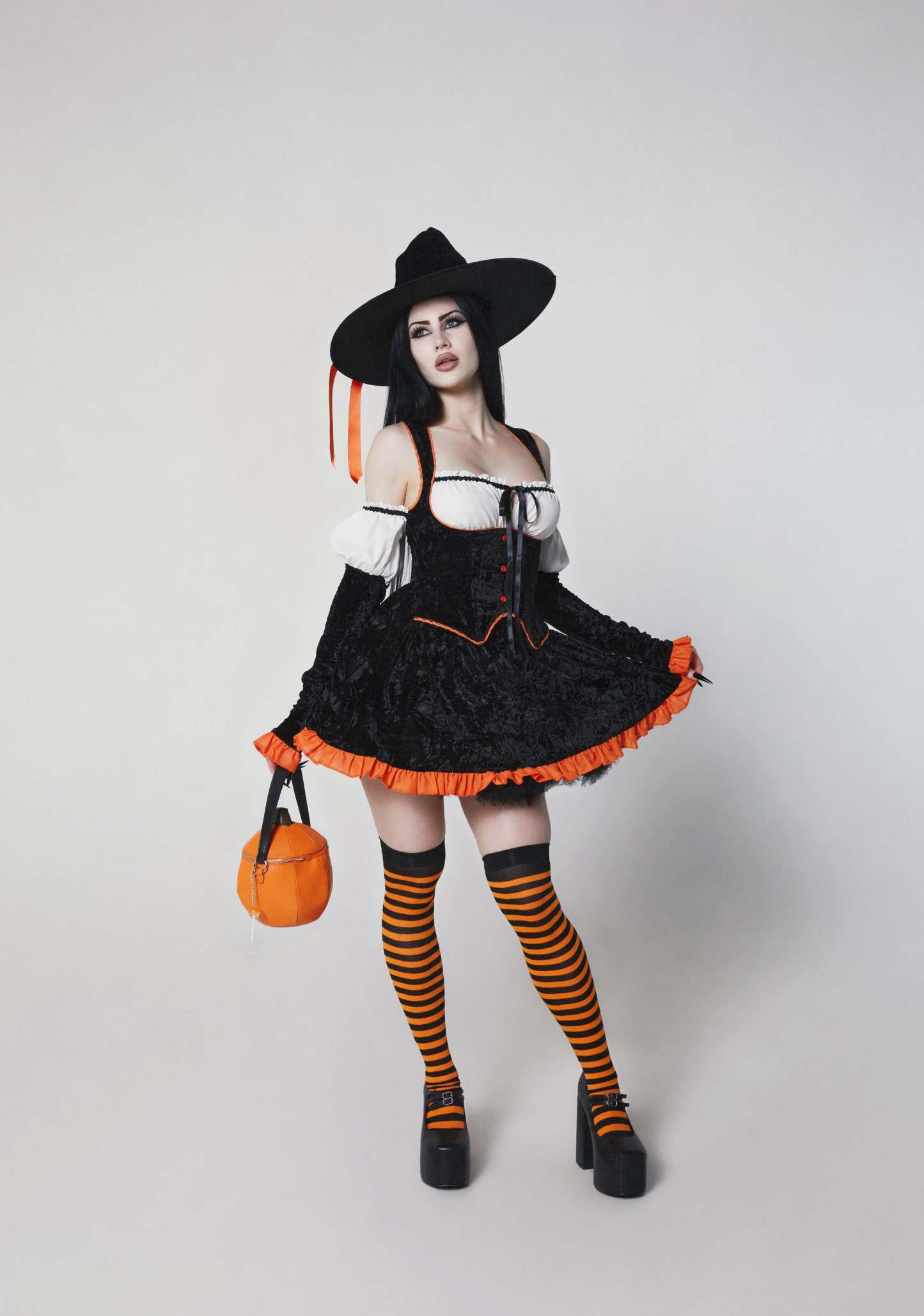 Mystic Spooky Witch Costume - BLACK