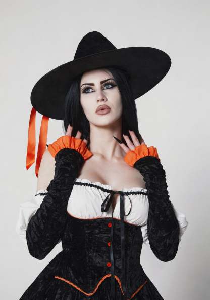 Mystic Spooky Witch Costume - BLACK