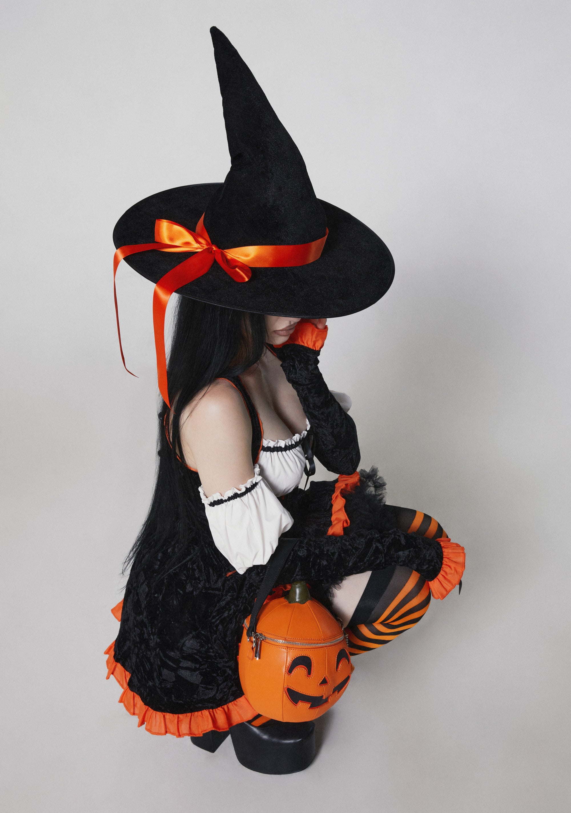 Mystic Spooky Witch Costume - BLACK