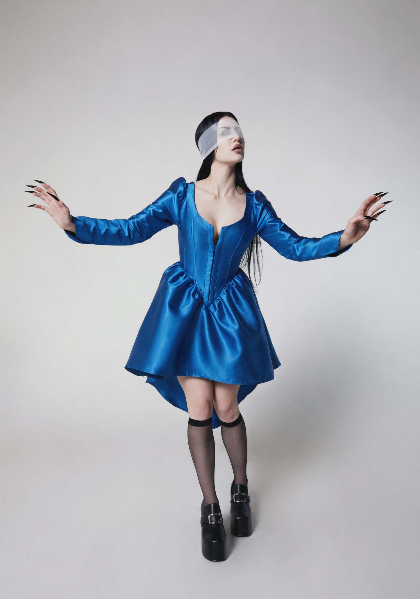 Sleepy Hollow Ball Gown Costume - BLUE