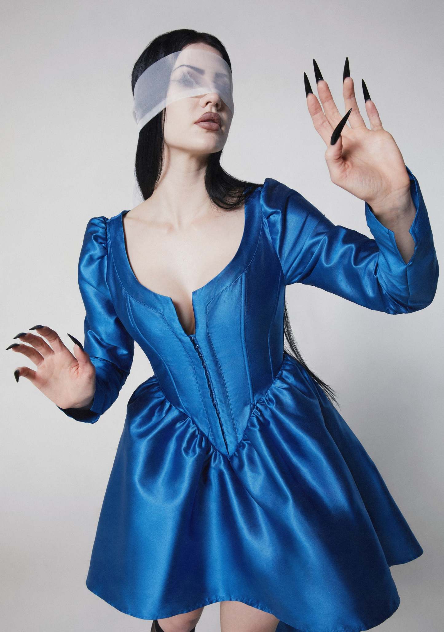 Sleepy Hollow Ball Gown Costume - BLUE