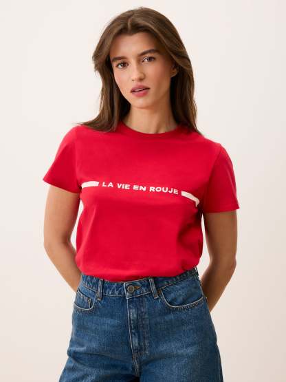 T-shirt DOLLY - LAVIEENROUJE ROUGE
