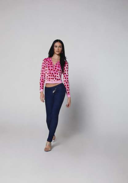 Jennifer Heart Hoodie Costume - PINK