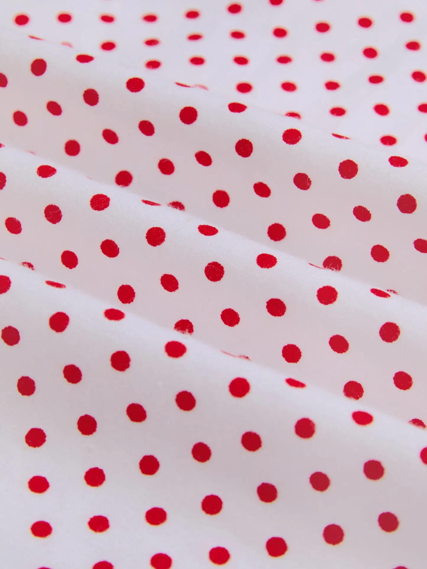 Cotton Maxi Dress, Short Sleeve, Square neck, Polka Dots, Vintage, White，Pure cotton - White