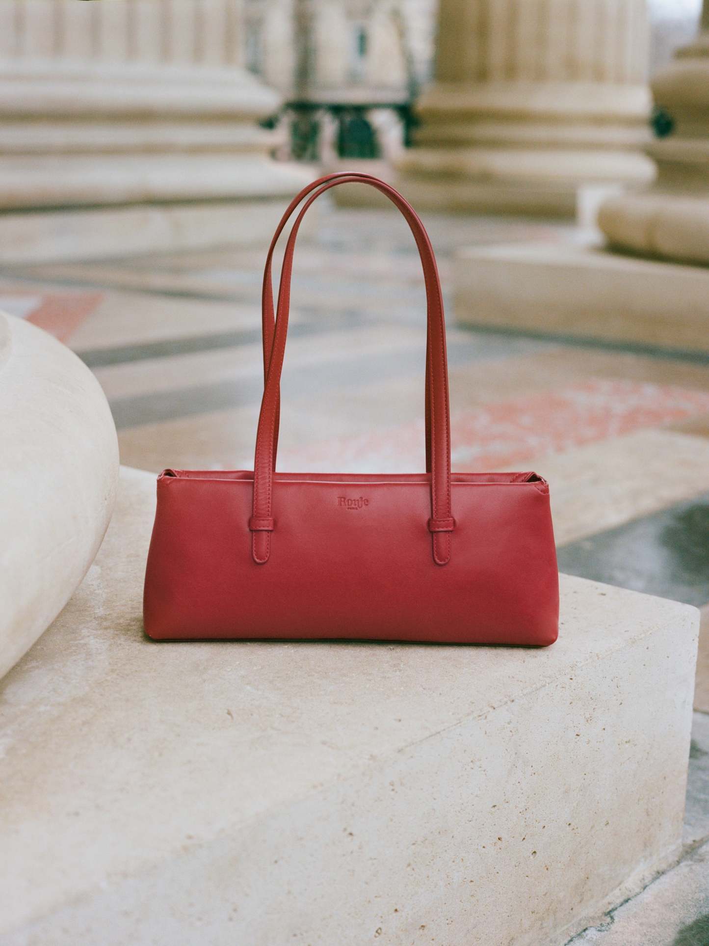 Sac 90's - Cuir Rouge