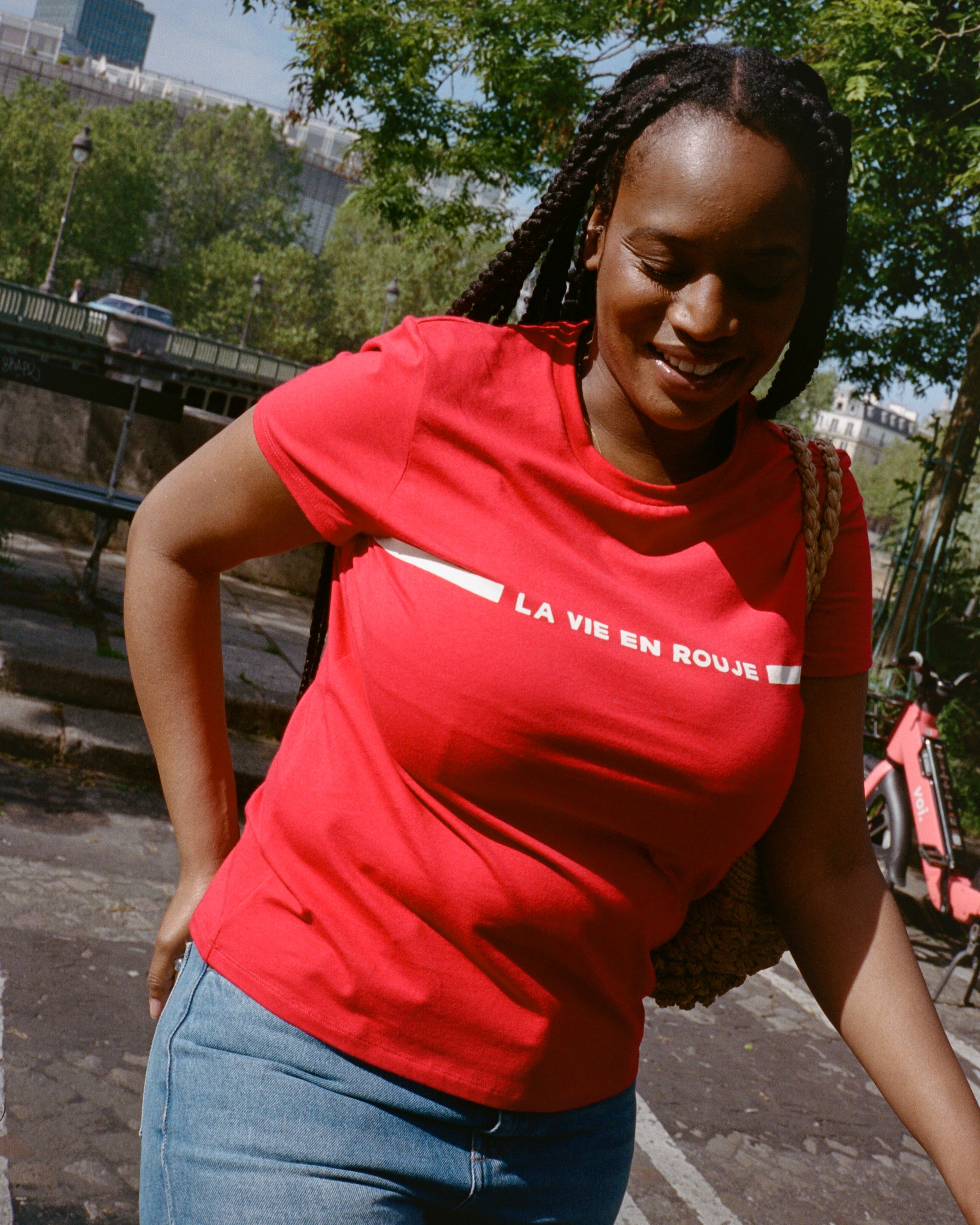 T-shirt DOLLY - LAVIEENROUJE ROUGE