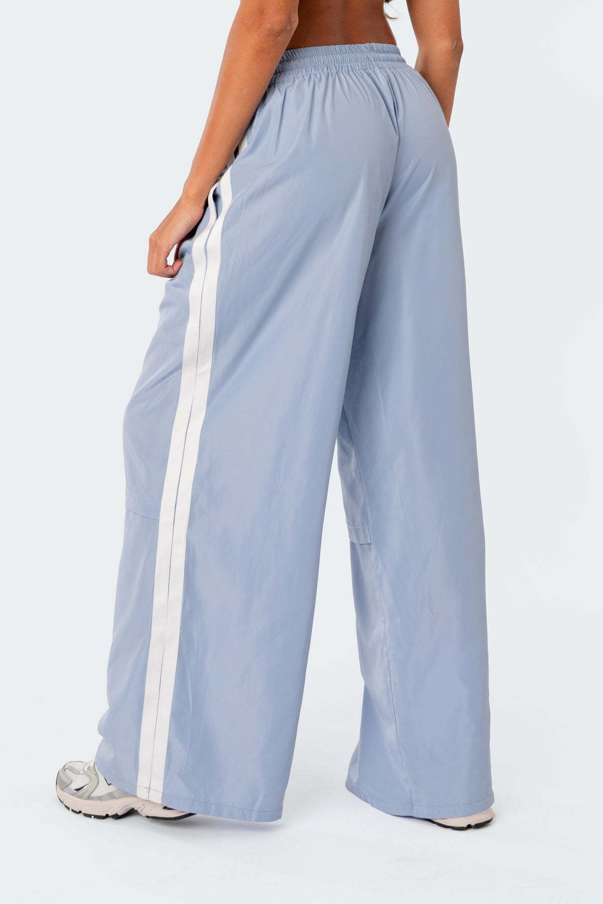 Fauna Nylon Track Pants - LIGHT BLUE