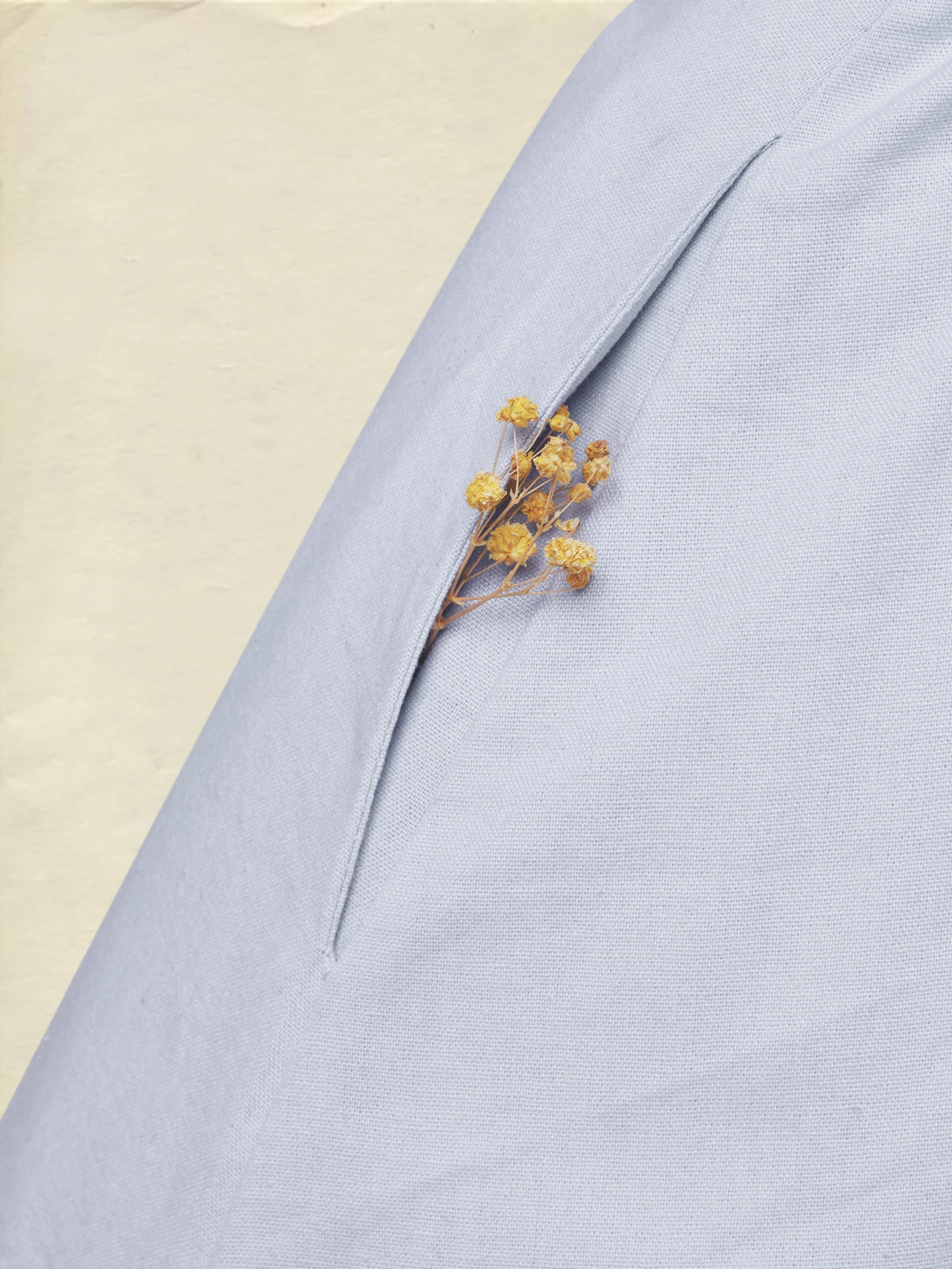 Midi Linen Dress, Half Sleeve, Shawl Collar, Plain, Button Design, French Vintage, lavender - lavender