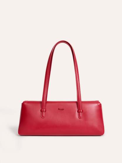 Sac 90's - Cuir Rouge