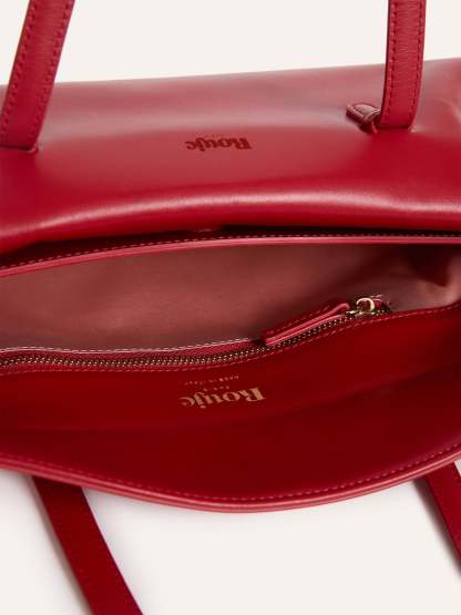 Sac 90's - Cuir Rouge