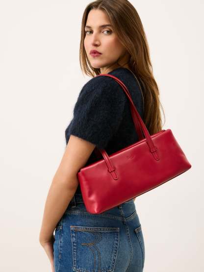 Sac 90's - Cuir Rouge