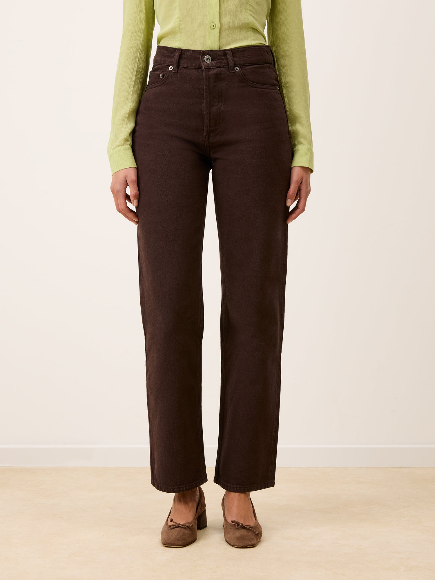 Jeans ABBESSES - Uni Chocolat