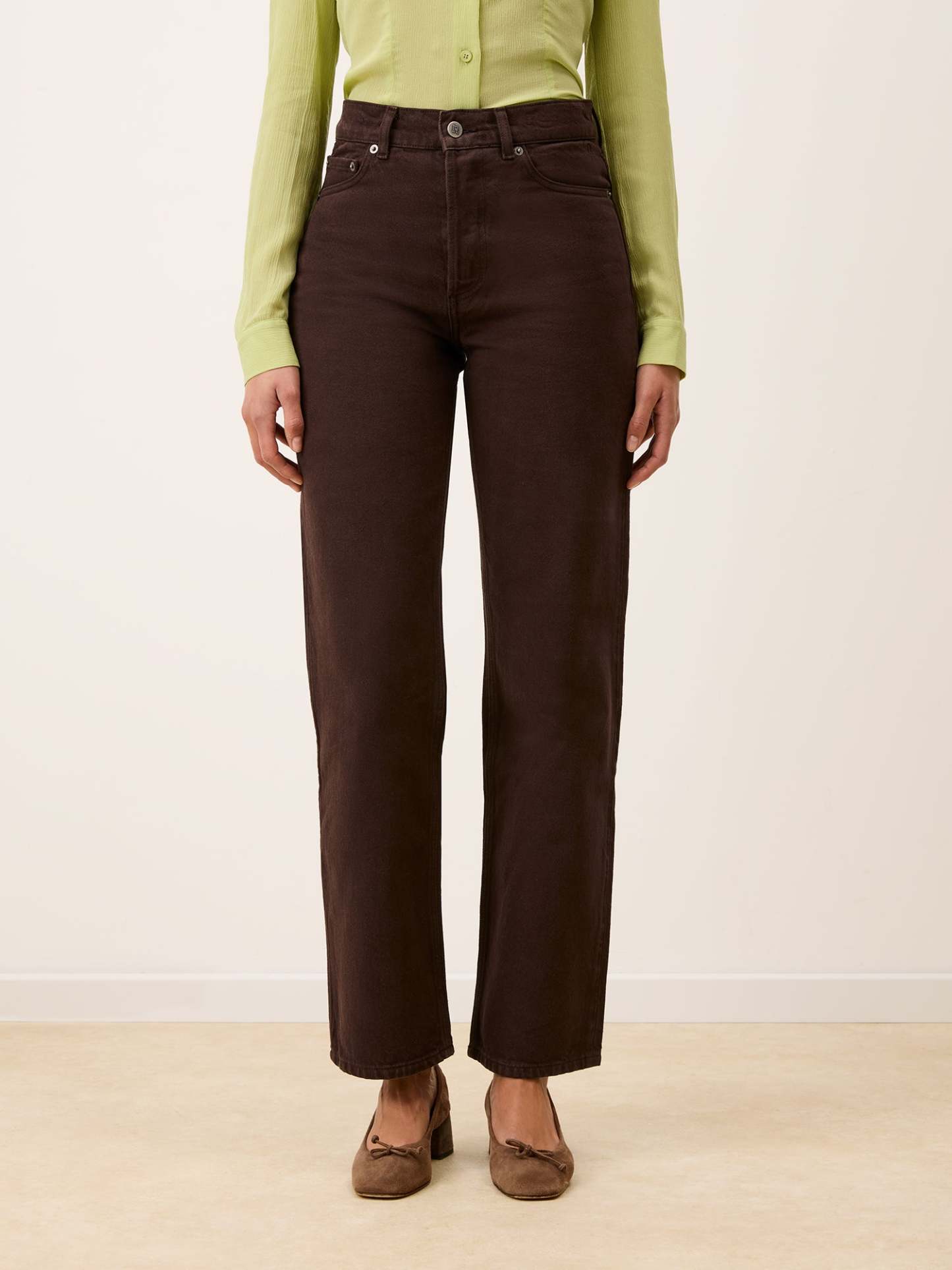 Jeans ABBESSES - Uni Chocolat