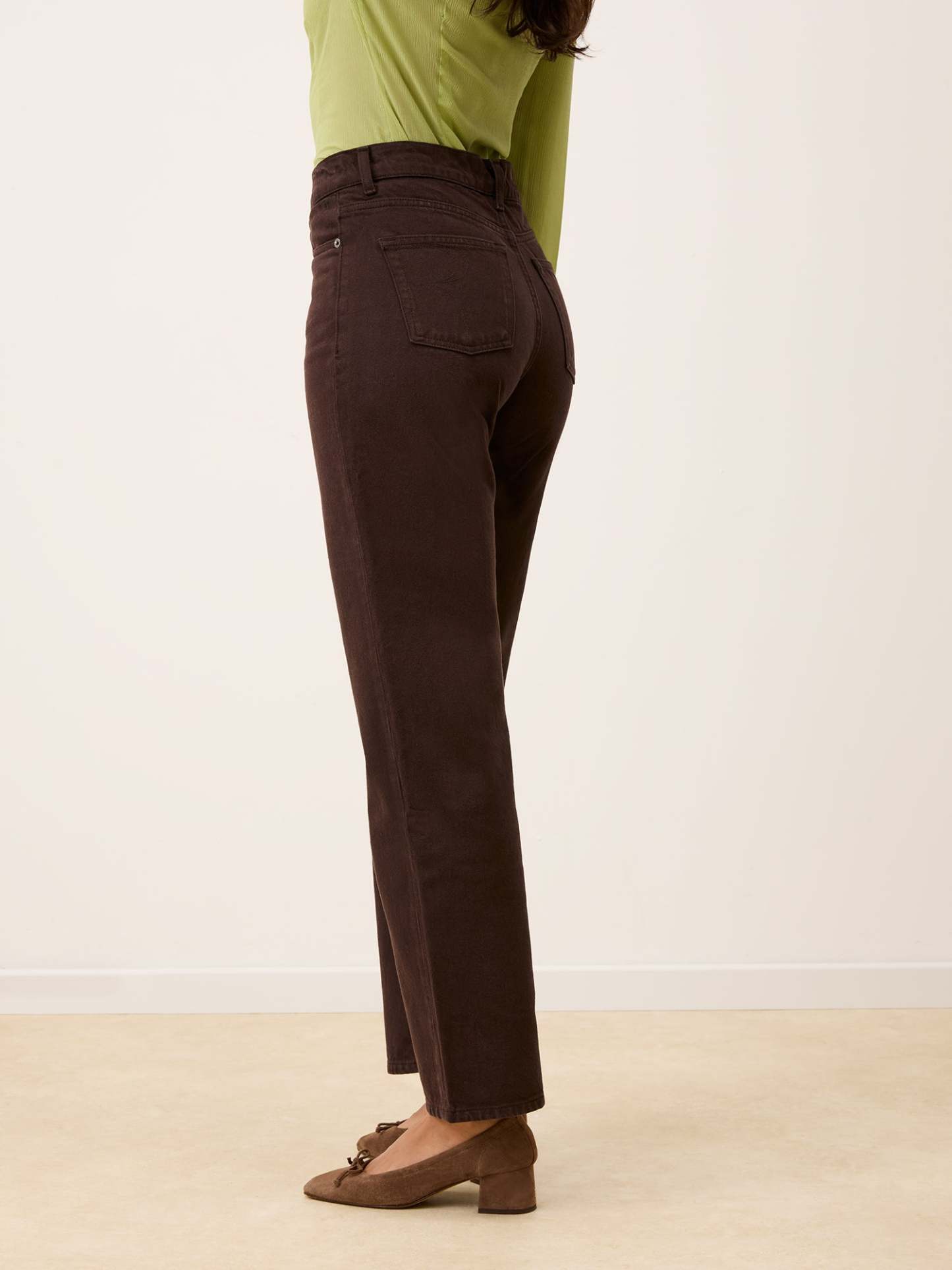 Jeans ABBESSES - Uni Chocolat