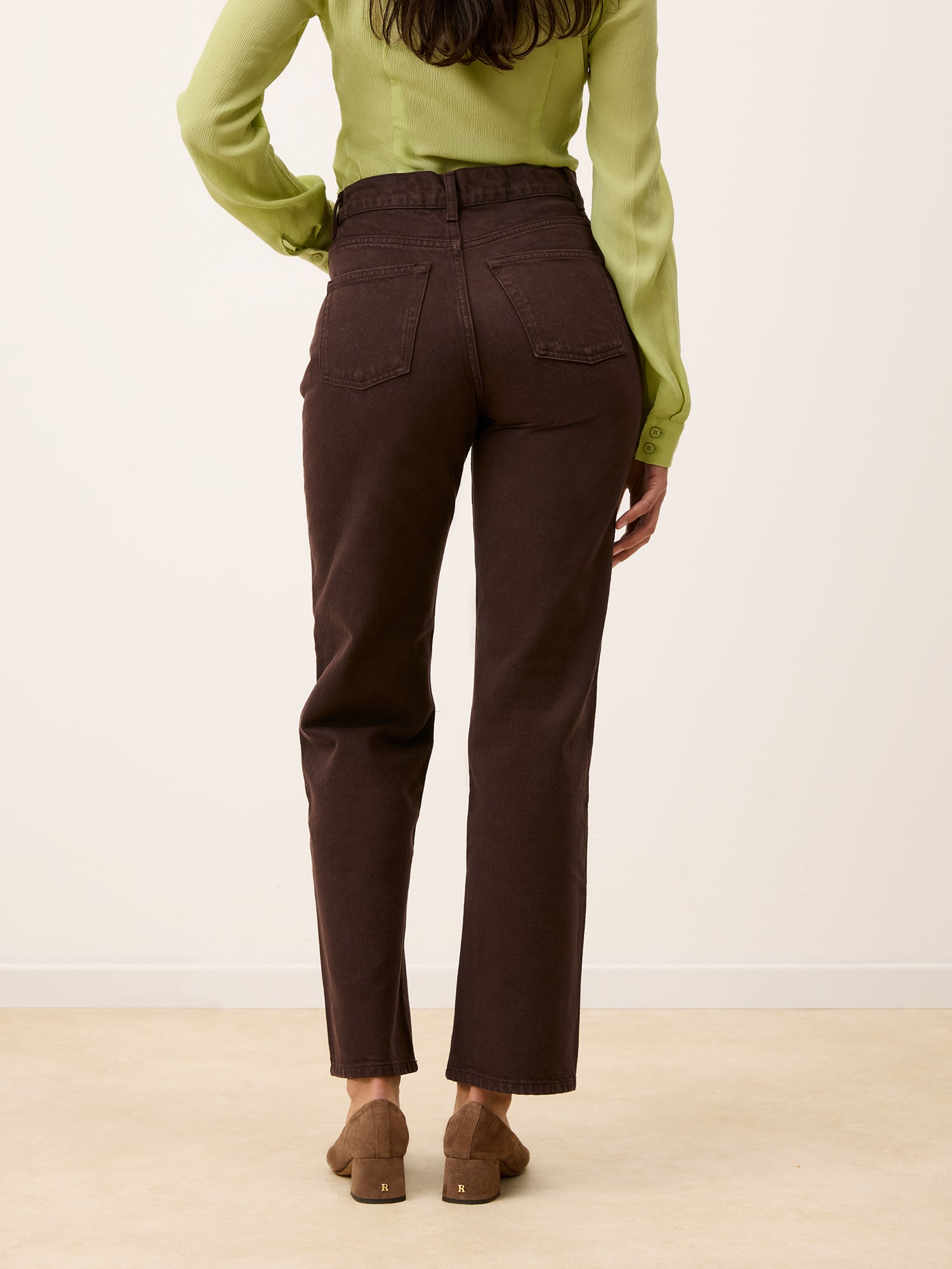 Jeans ABBESSES - Uni Chocolat