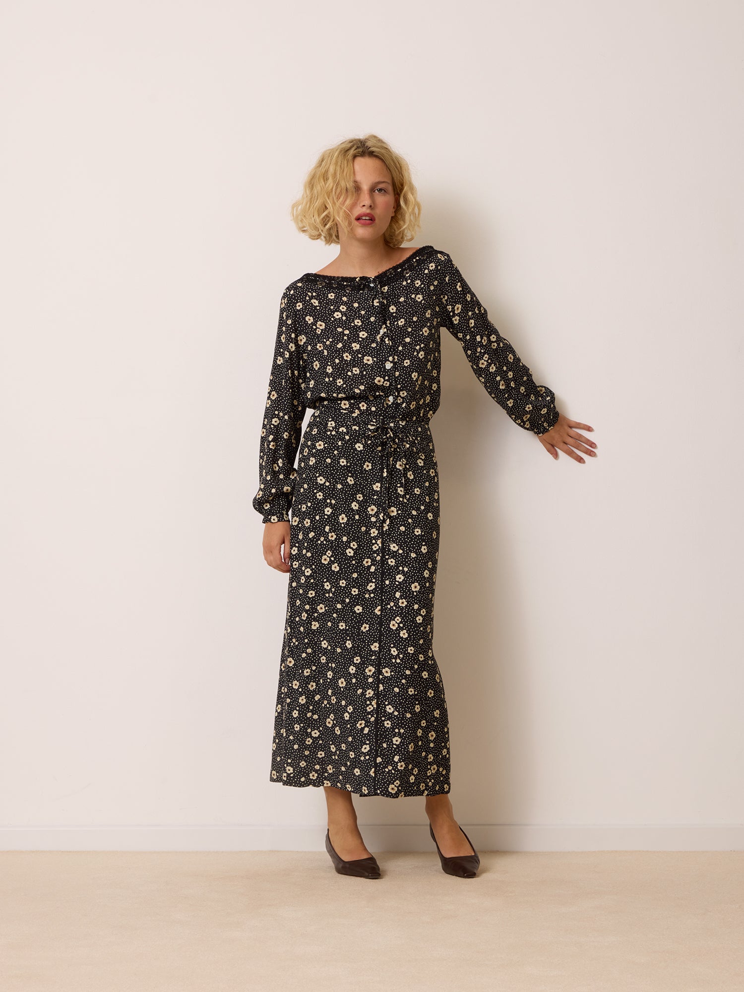Blouse MAXIMIN - FLEURSDENUIT NOIR
