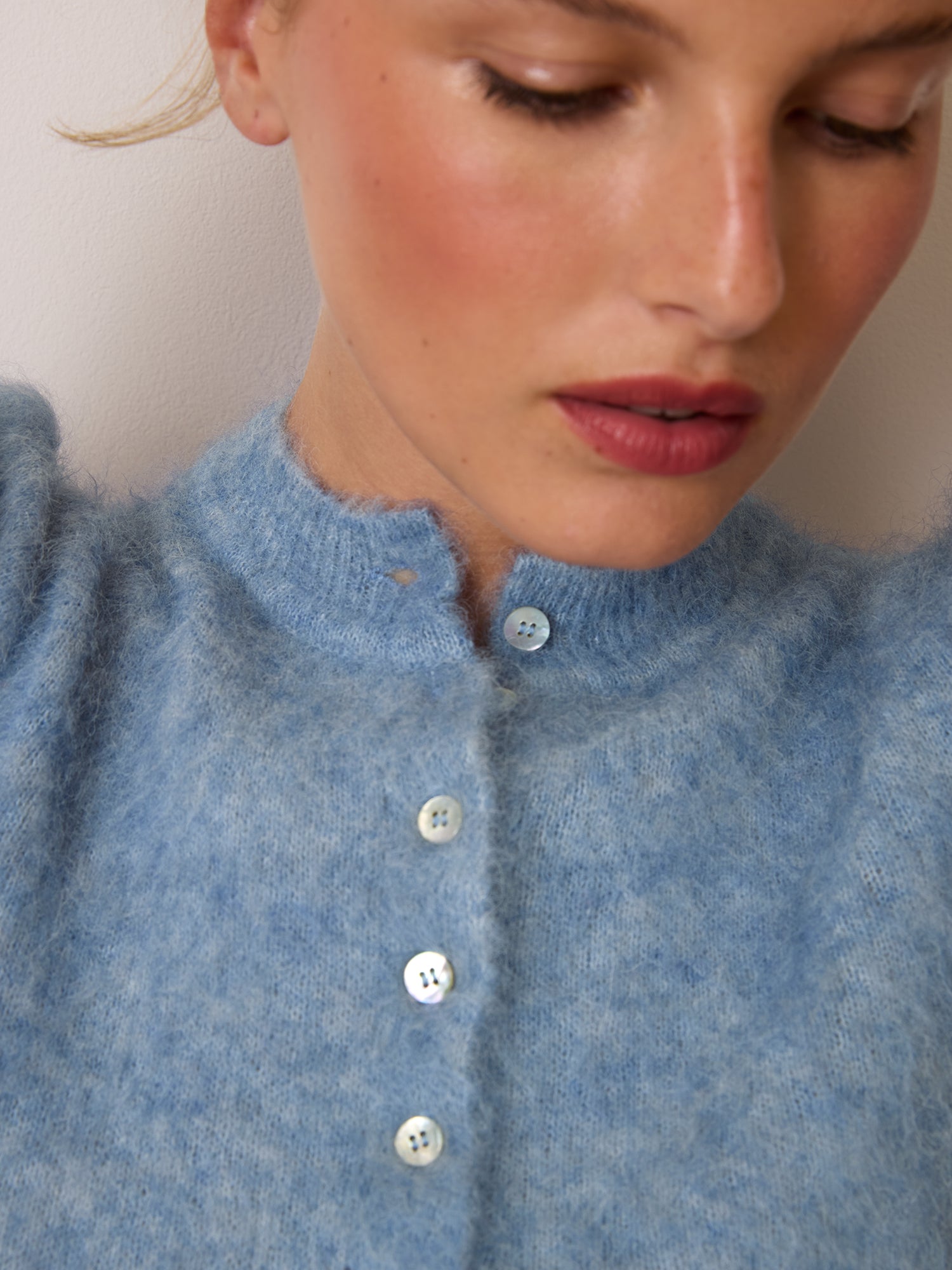 Cardigan ABELINA - Uni Bleu
