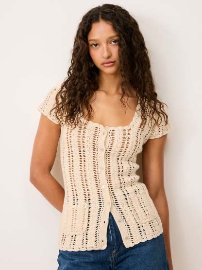 Cardigan ADEMIR - Uni écru