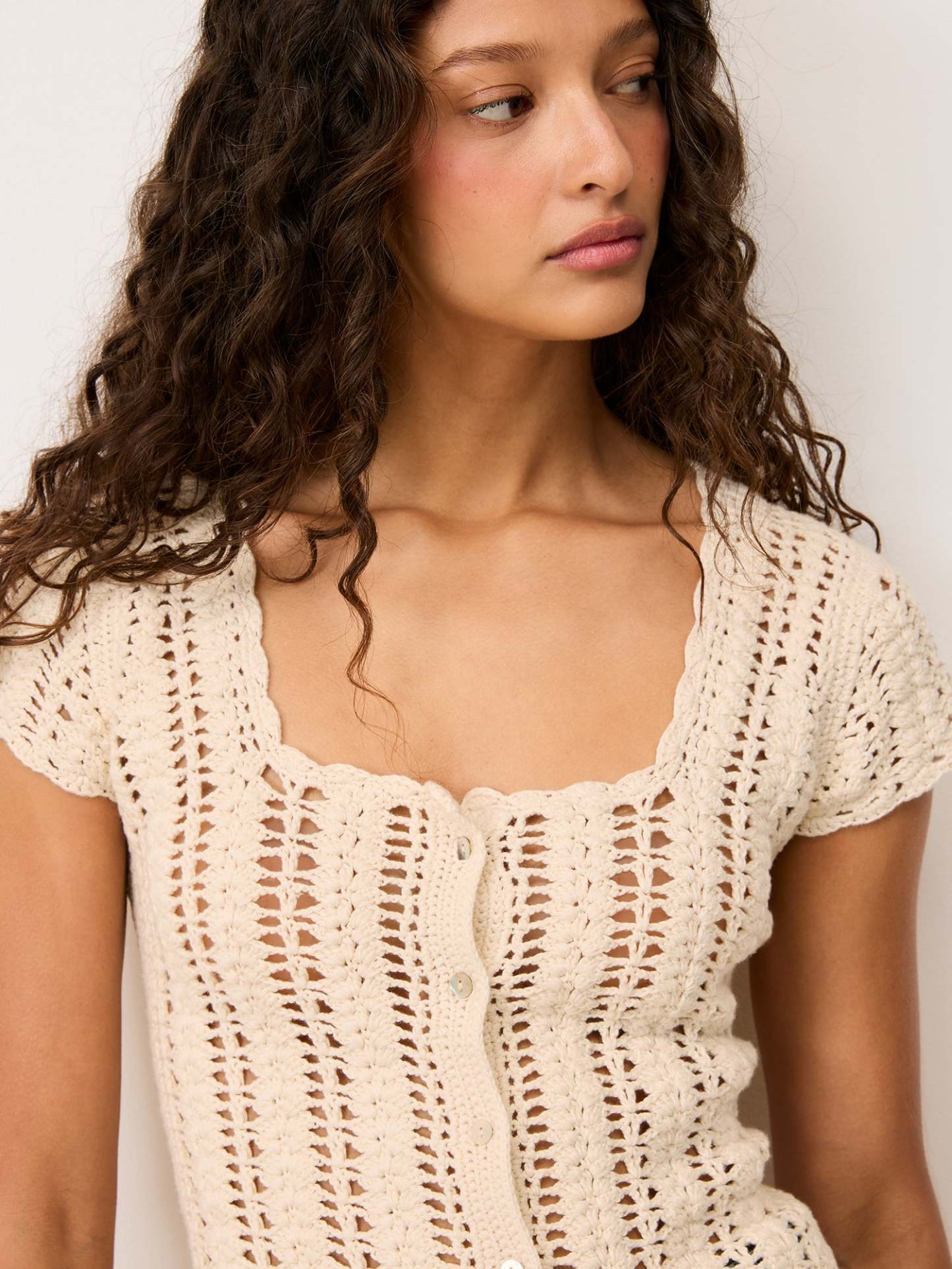 Cardigan ADEMIR - Uni écru
