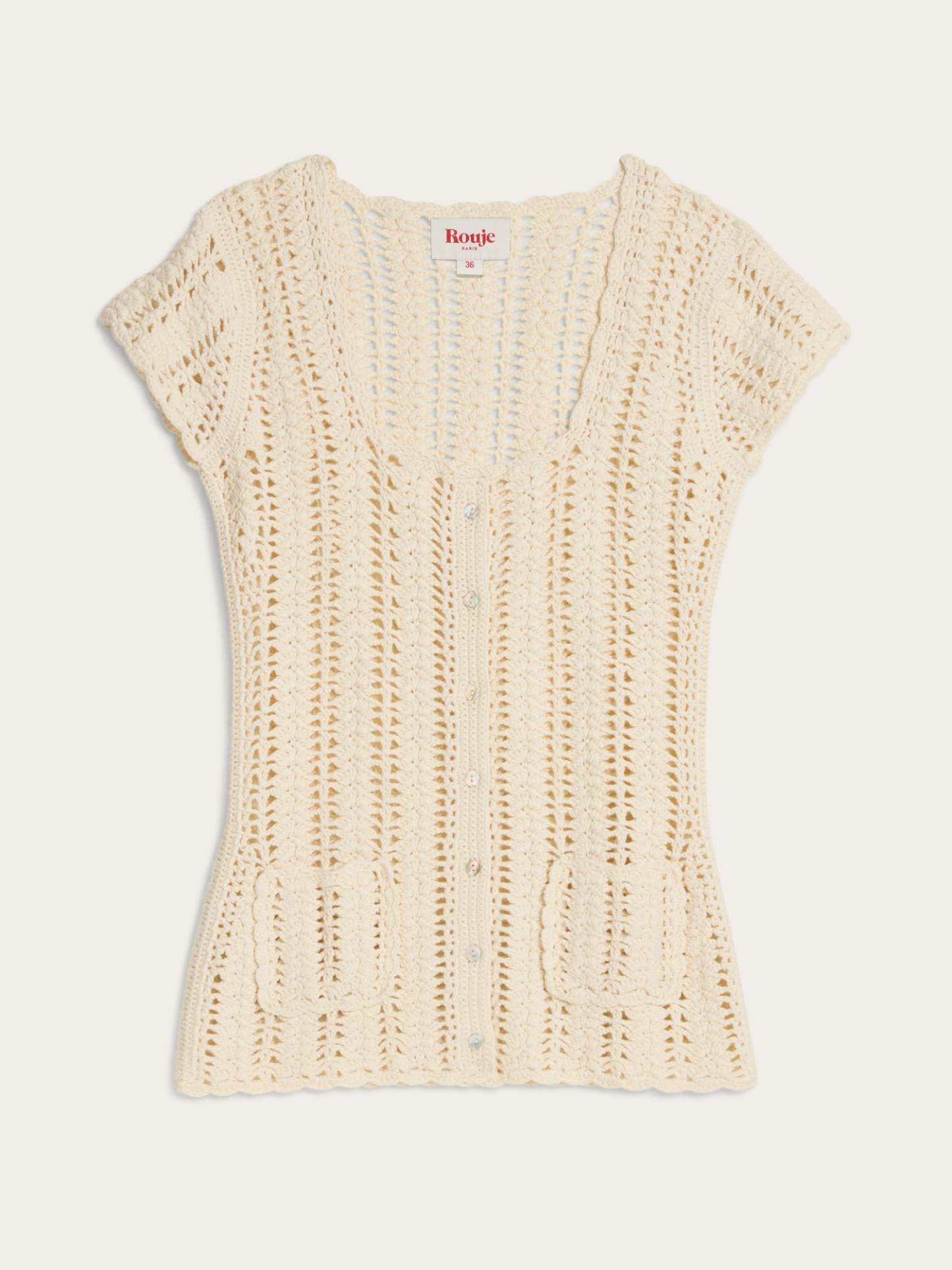 Cardigan ADEMIR - Uni écru