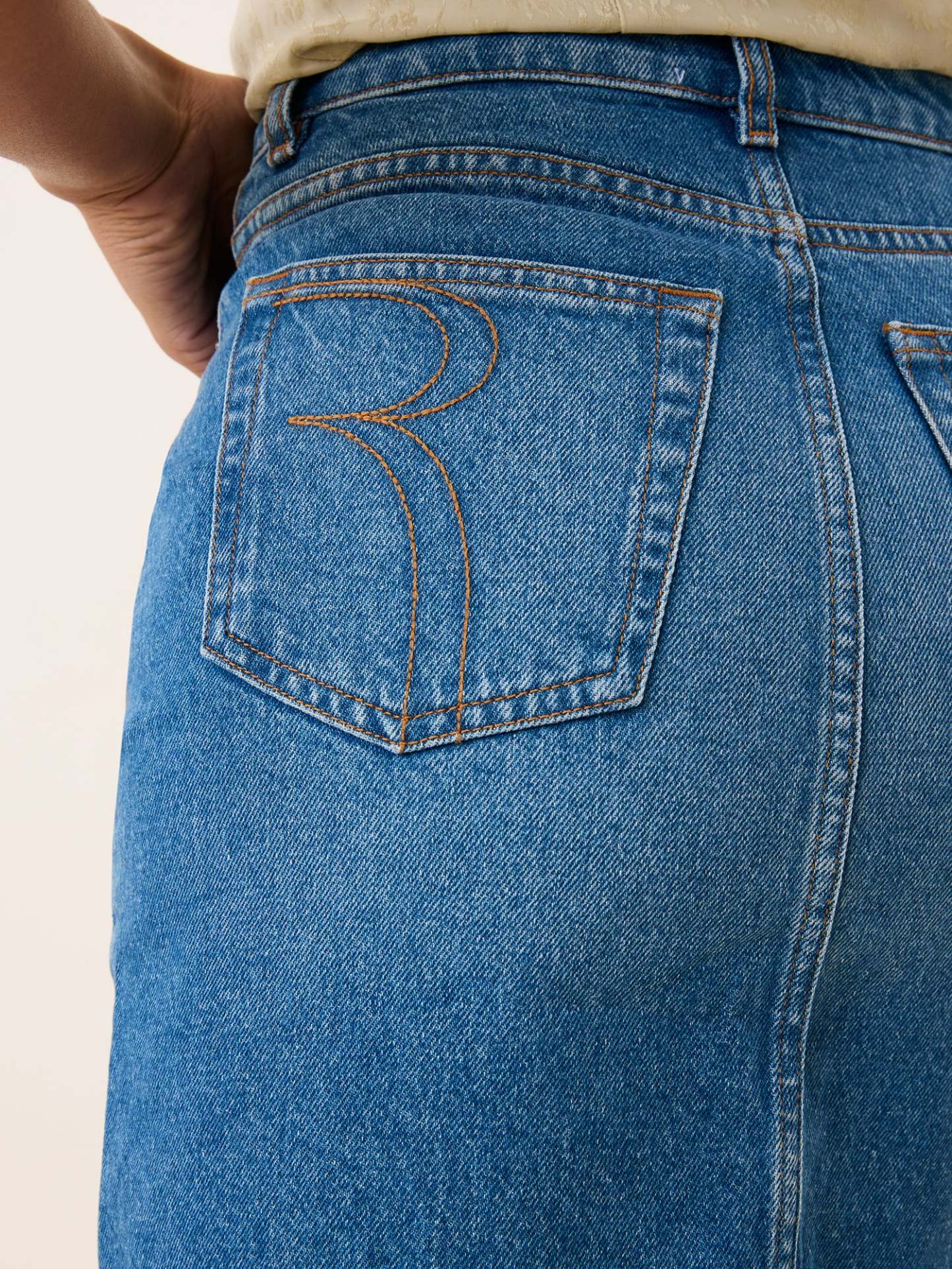 Jupe DENISE - Indigo double stone