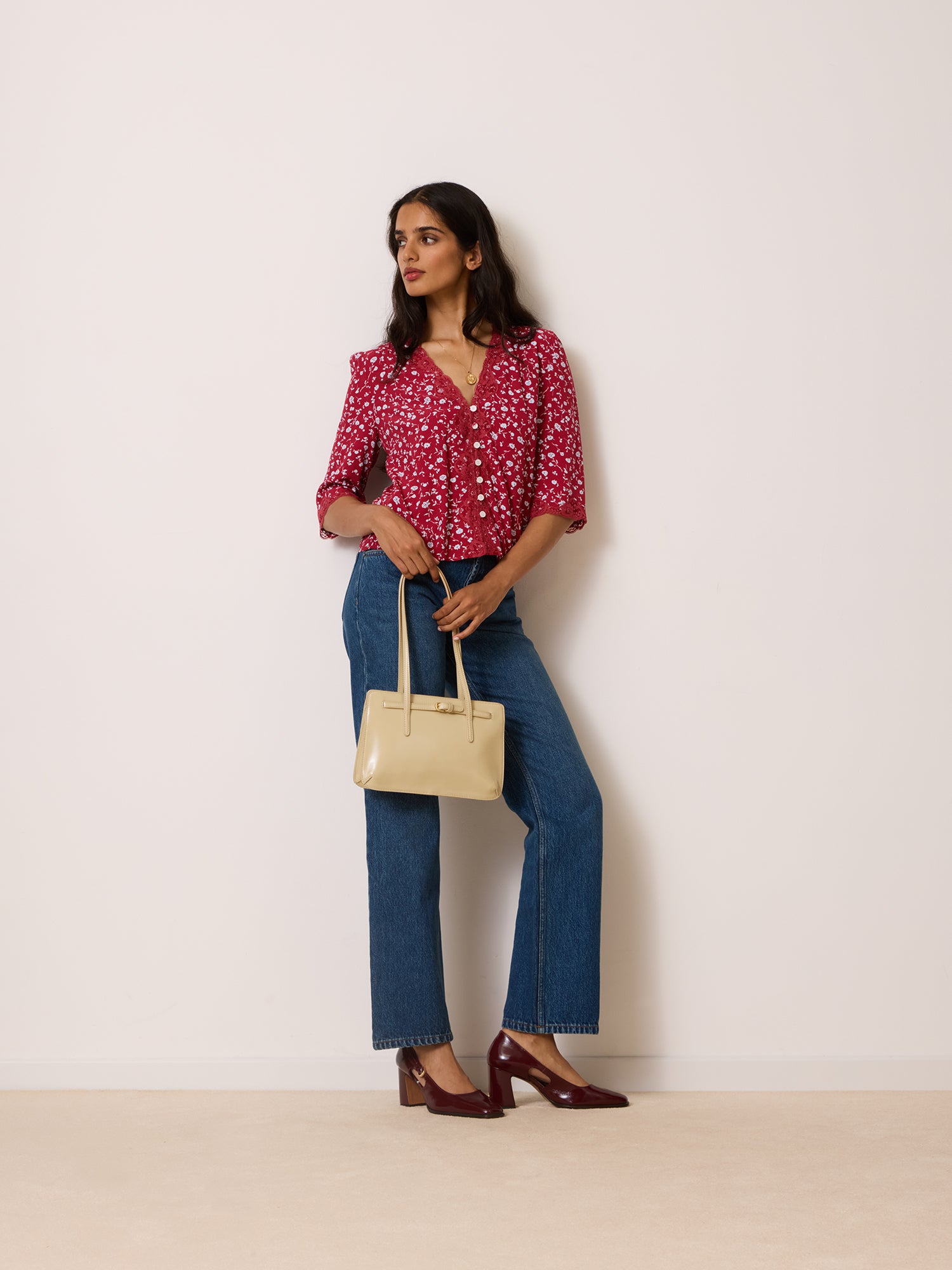 Blouse ALDA - DOLCEROSA FRAMBOISE