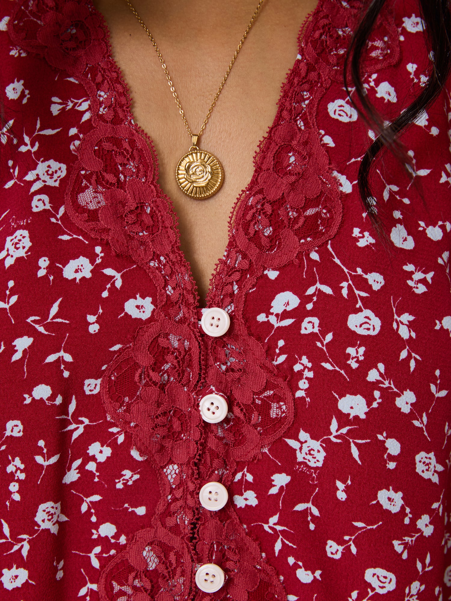 Blouse ALDA - DOLCEROSA FRAMBOISE