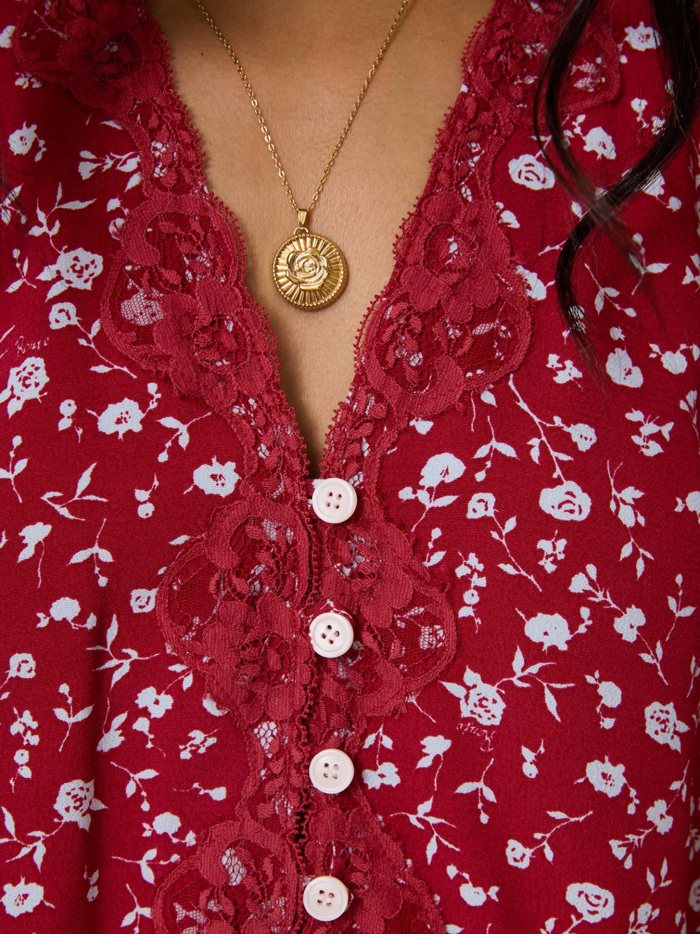 Blouse ALDA - DOLCEROSA FRAMBOISE