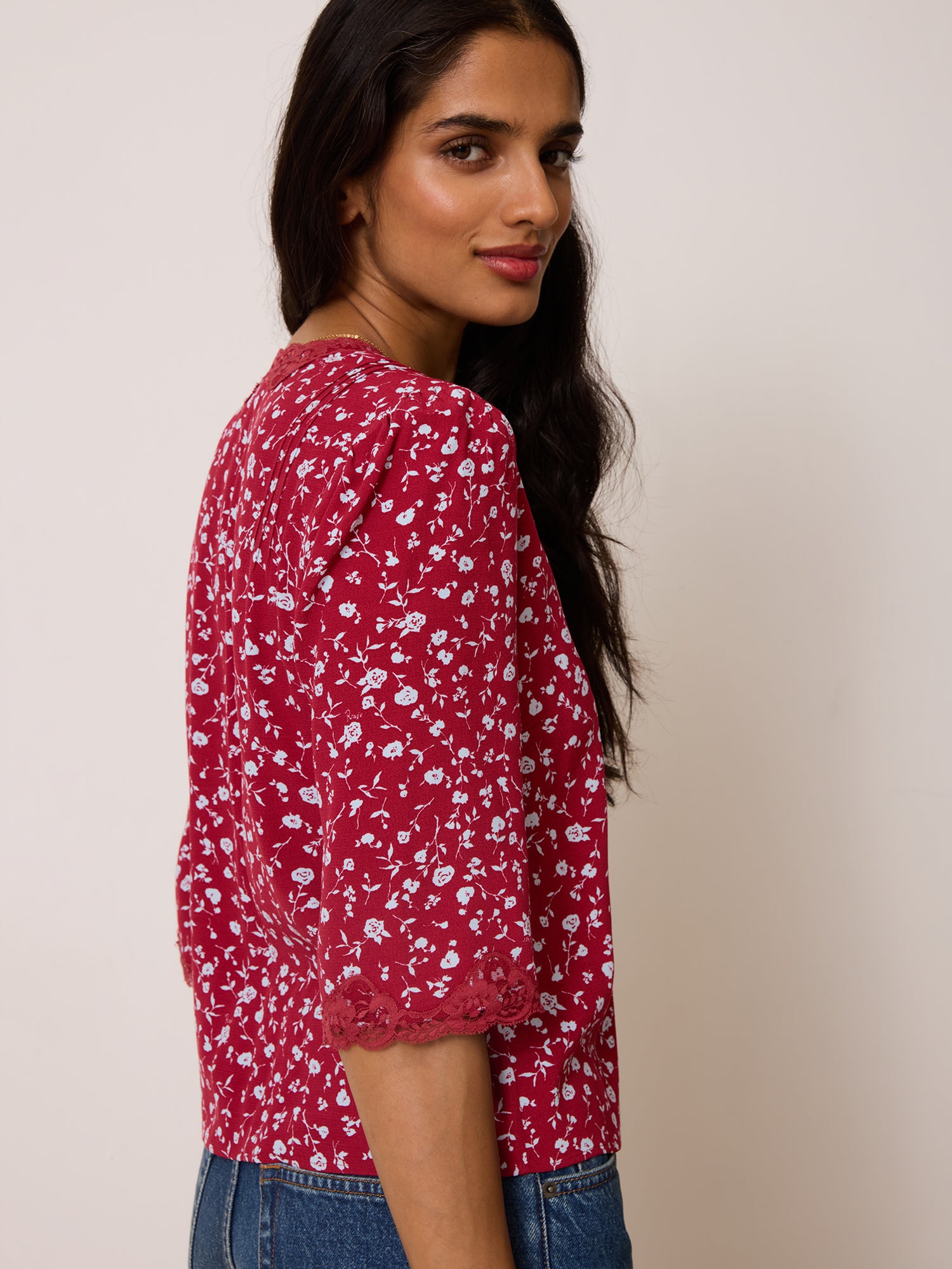 Blouse ALDA - DOLCEROSA FRAMBOISE