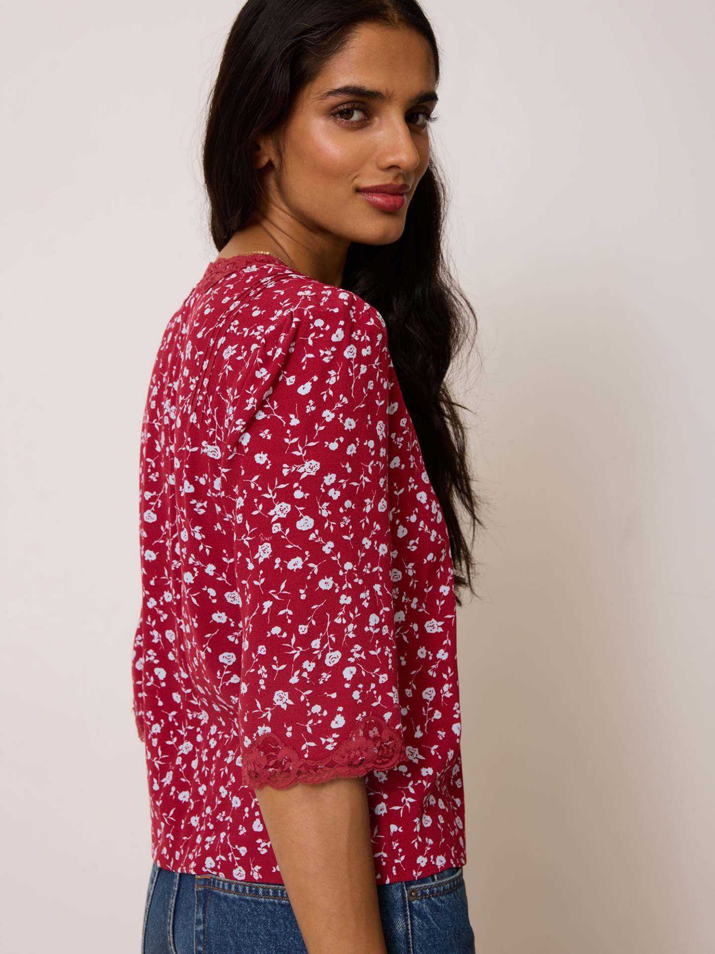 Blouse ALDA - DOLCEROSA FRAMBOISE