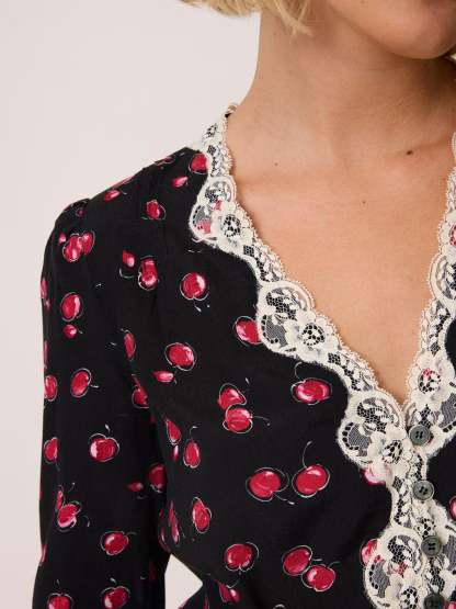 Blouse ALDA - GRIOTTES NOIR