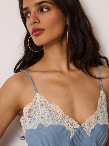 Top ALINA - JACQUARDFLEURS BRUME