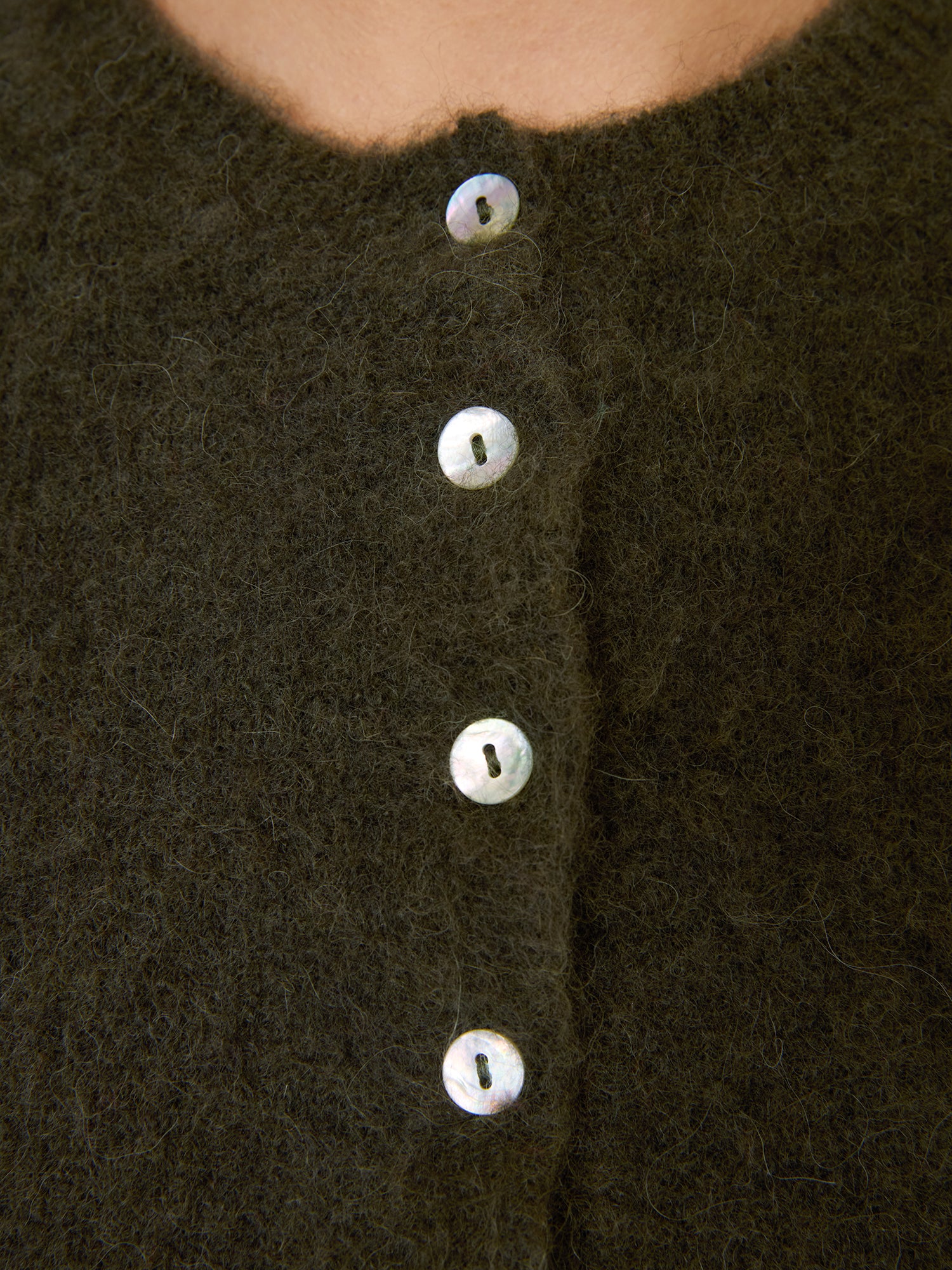 Cardigan AMBROISE - Uni Kaki