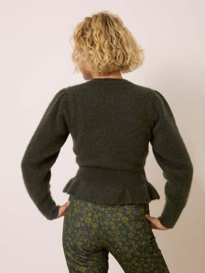 Cardigan AMBROISE - Uni Kaki
