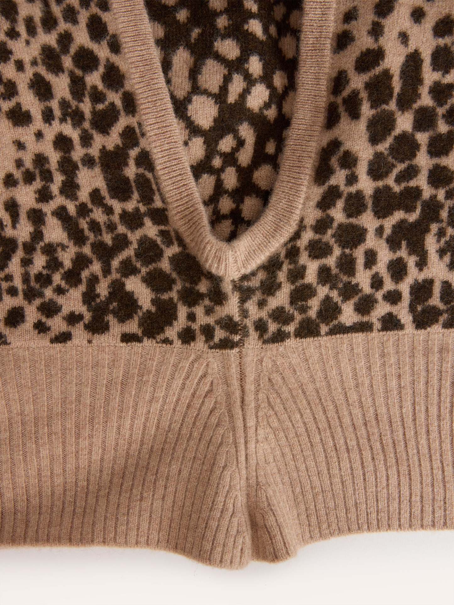 Cagoule AMINA - JACQUARD LEOPARD