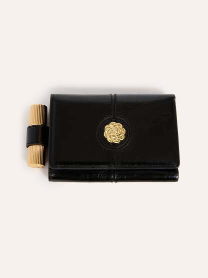 Portefeuille AMORE - CUIRGRAINE NOIR